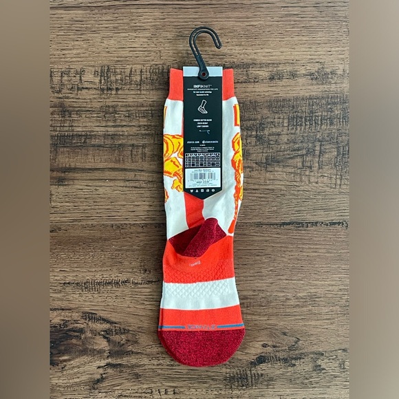 Stance Infiknit Casual Crew Socks ‘Iron Man’ (size mens S 3-5.5/wmns 5-7.5) - Picture 3 of 5